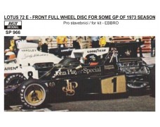 Transkit - front wheels – Lotus 72E 1973 GP